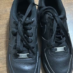 Nike Air Force 1 Black – Size 3.5Y – Great Condition