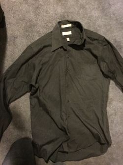 Black dress shirt