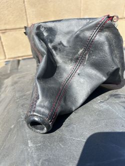 USED JDM (DC2) Genuine Honda Type R Leather Manual Shifter Boot (PICK UP IN FONTANA)