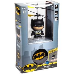 World Tech Toys DC Batman 3.5 Inch Flying UFO Hand Controlled Helicopter with Remote