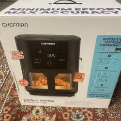 New Air Fryer, 5 Qt., Black, TurboTouch Easy View Air Fryer $90.00  O.B.O.