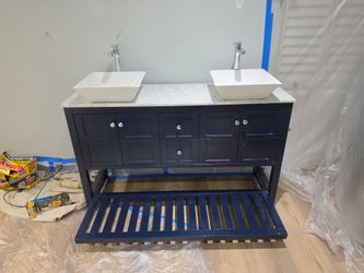 Bathroom Vanity Manhattan Double with 2 mirrors