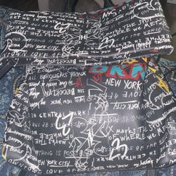 DKNY GRAFFITI BACKPACK PURSE
