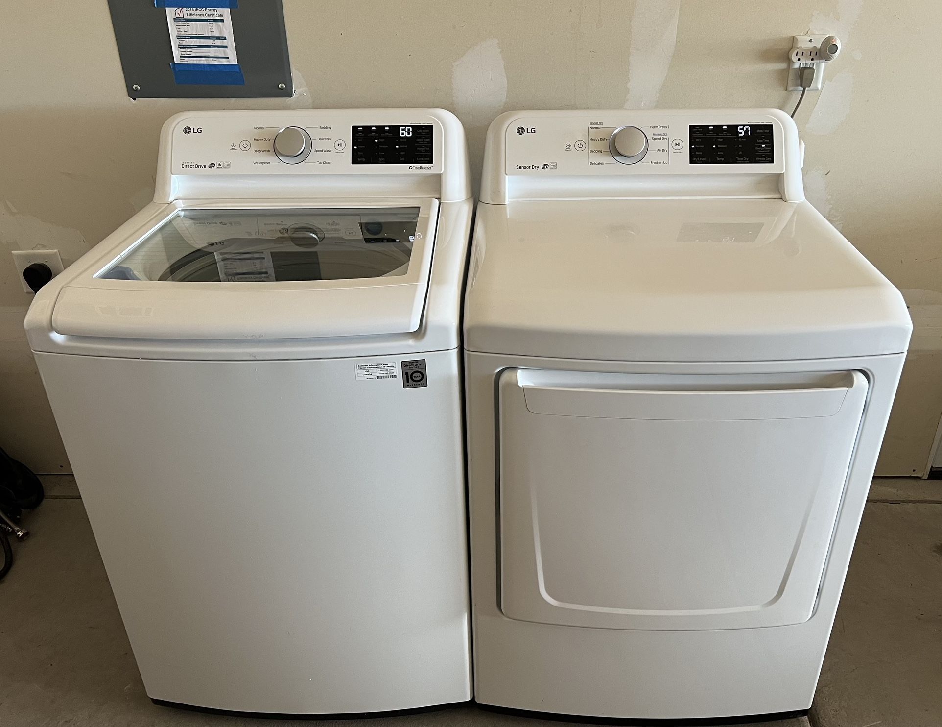 Washer and Dryer (delivery available)