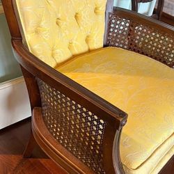 Set Of 2 Vintage Cain Chairs