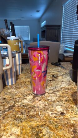 Floral Starbucks cup