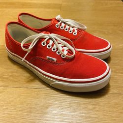 Vans Era Red Mens Size 8