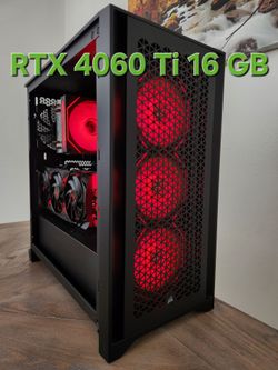 Custom Gaming PC | Desktop | Work PC | RTX 4060 Ti 16GB | Intel i9 | 32GB RAM | 2TB SSD NVMe | Win 11 Pro | Ready To Play | Runs Everything