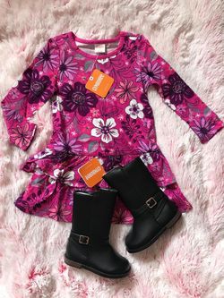 Gymboree retail dress and boots NWT