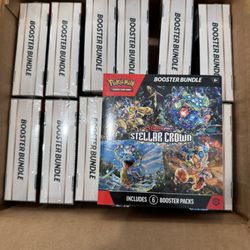 Pokemon Stellar Crown Booster Bundle (12 Total)