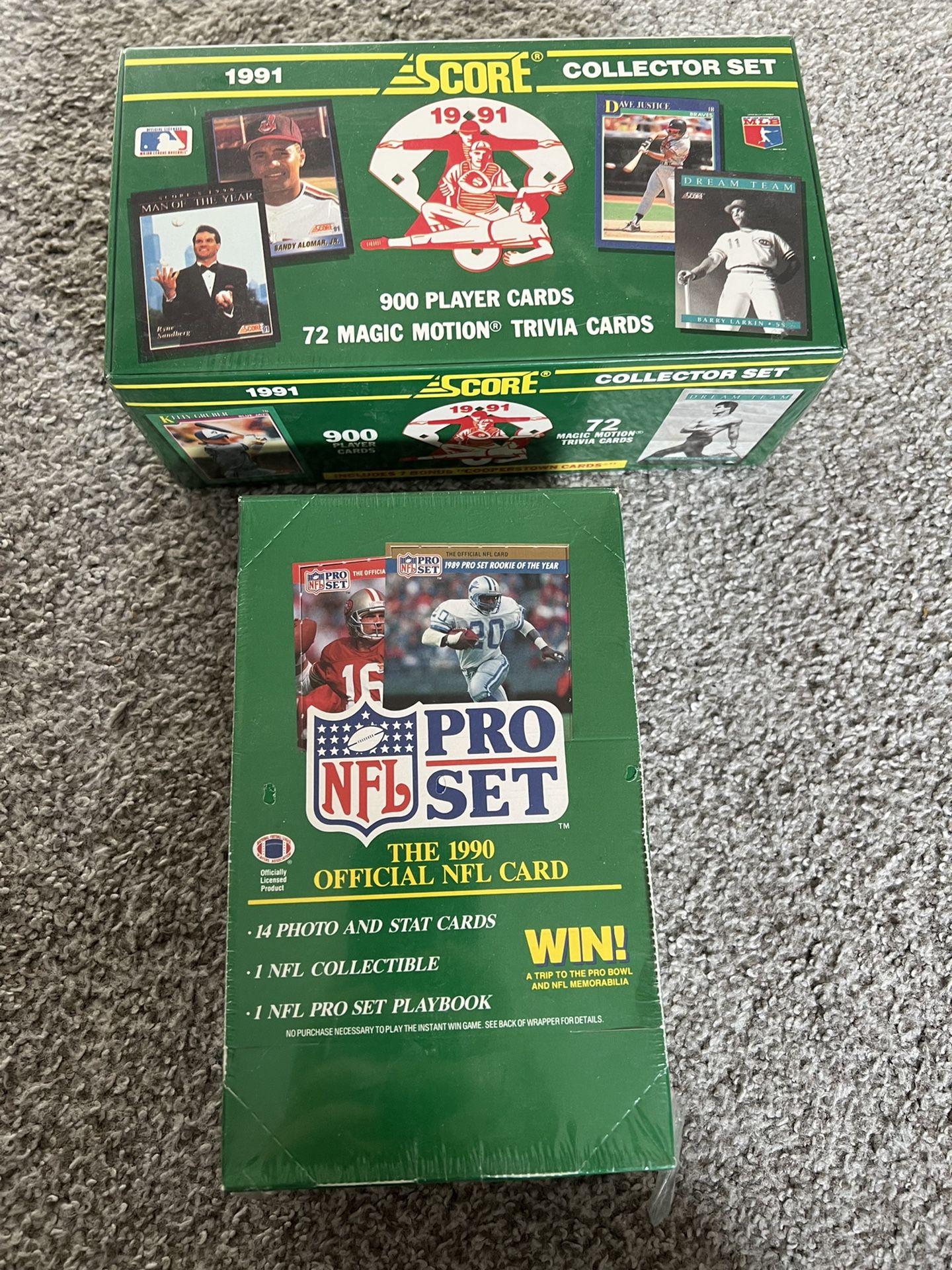 NFL And baseball Cards Sealed
