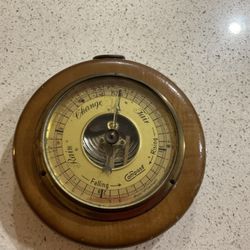 Weather Barometer In wood Germany