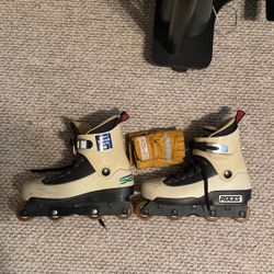Roces Fifth Element Skates With Pawn Wrist Gaurds