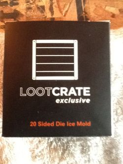 Loot create 20 sided die ice mold