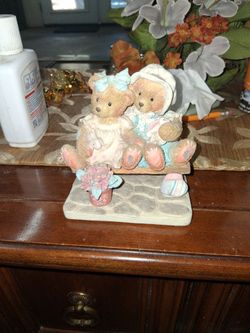 Cherished Teddies Bear Couple Figurine