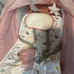 Pink Baby Infant Newborn Swing Elephtt Swing 