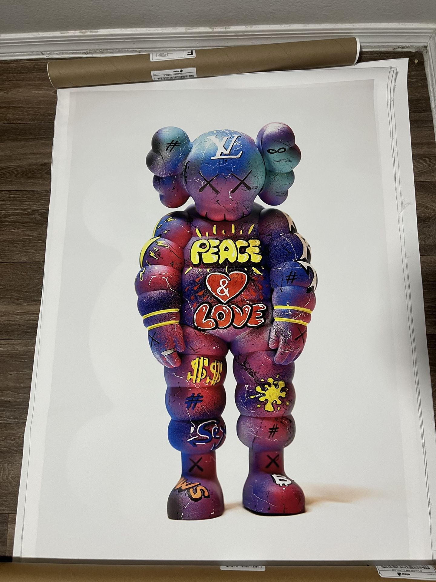 Kaws LV Canvas (Wall Art) for Sale in Hawthorne, CA - OfferUp