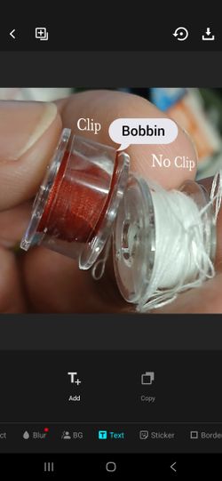 Clip BOBBIN Thread Organizer 14count