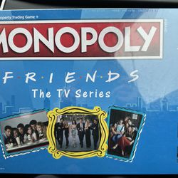 Tv Show Friends New NIP Monopoly Board Game