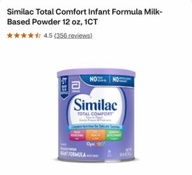 Similac Total Comfort Infant Formula Milk-Based Powder 12 oz