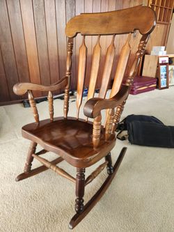 Wooden Rocking Chair
