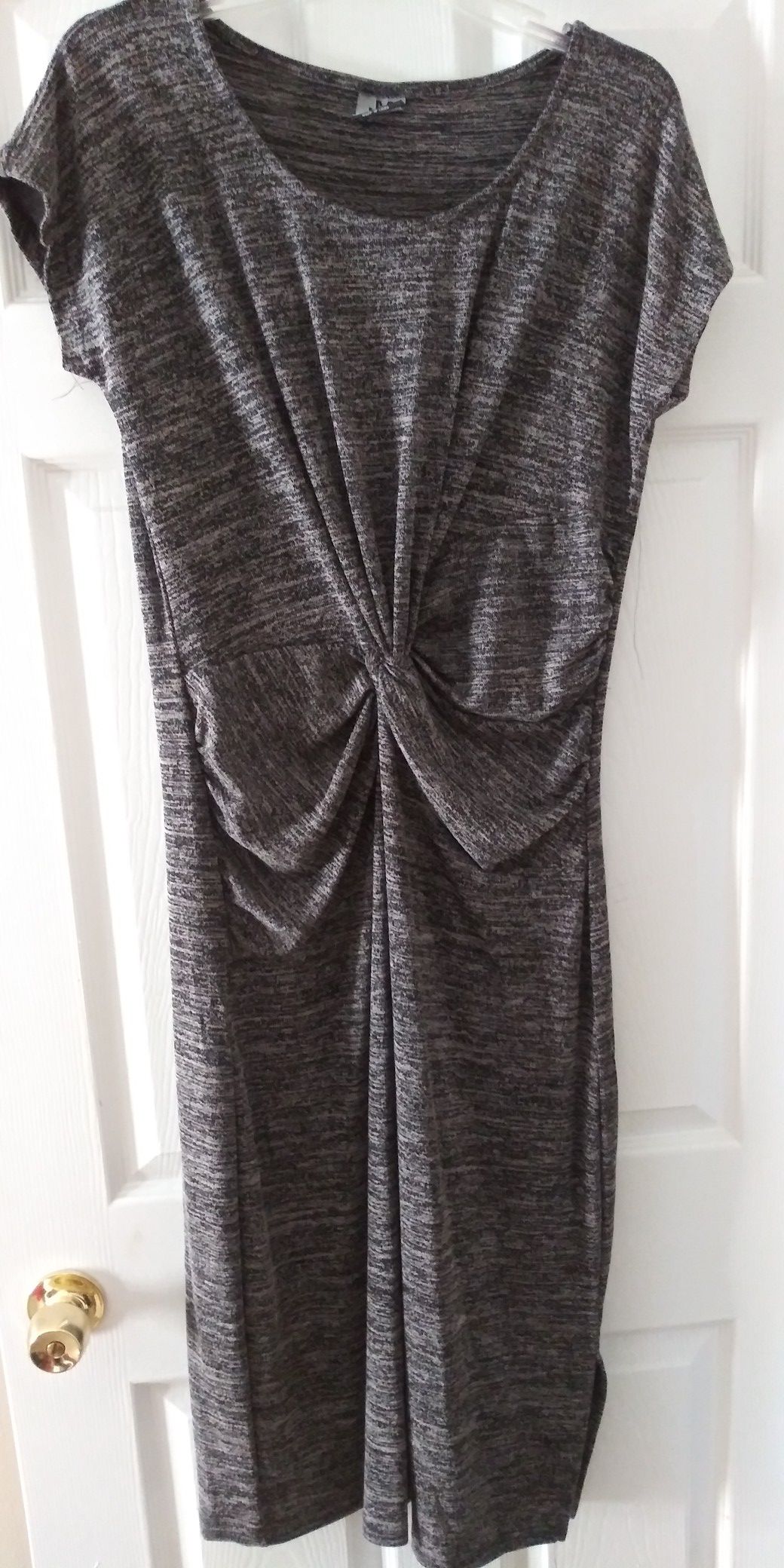 Black and grey dress