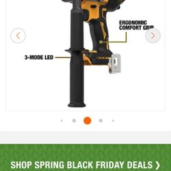 DEWALT  FLEX  HAMMER DRILL $120