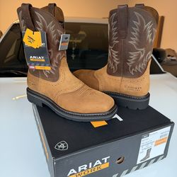 Ariat work boot steel toe 9D new