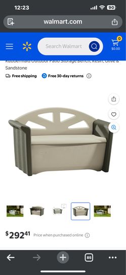 Rubbermaid Storage Bench