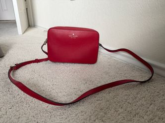 Kate Spade Harper Crossbody in Red Leather