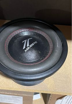 8” majestic sub woofers x 4