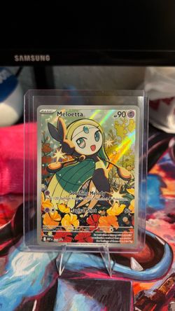 Meloetta Holo Pokémon Card MEP 026 black star promo