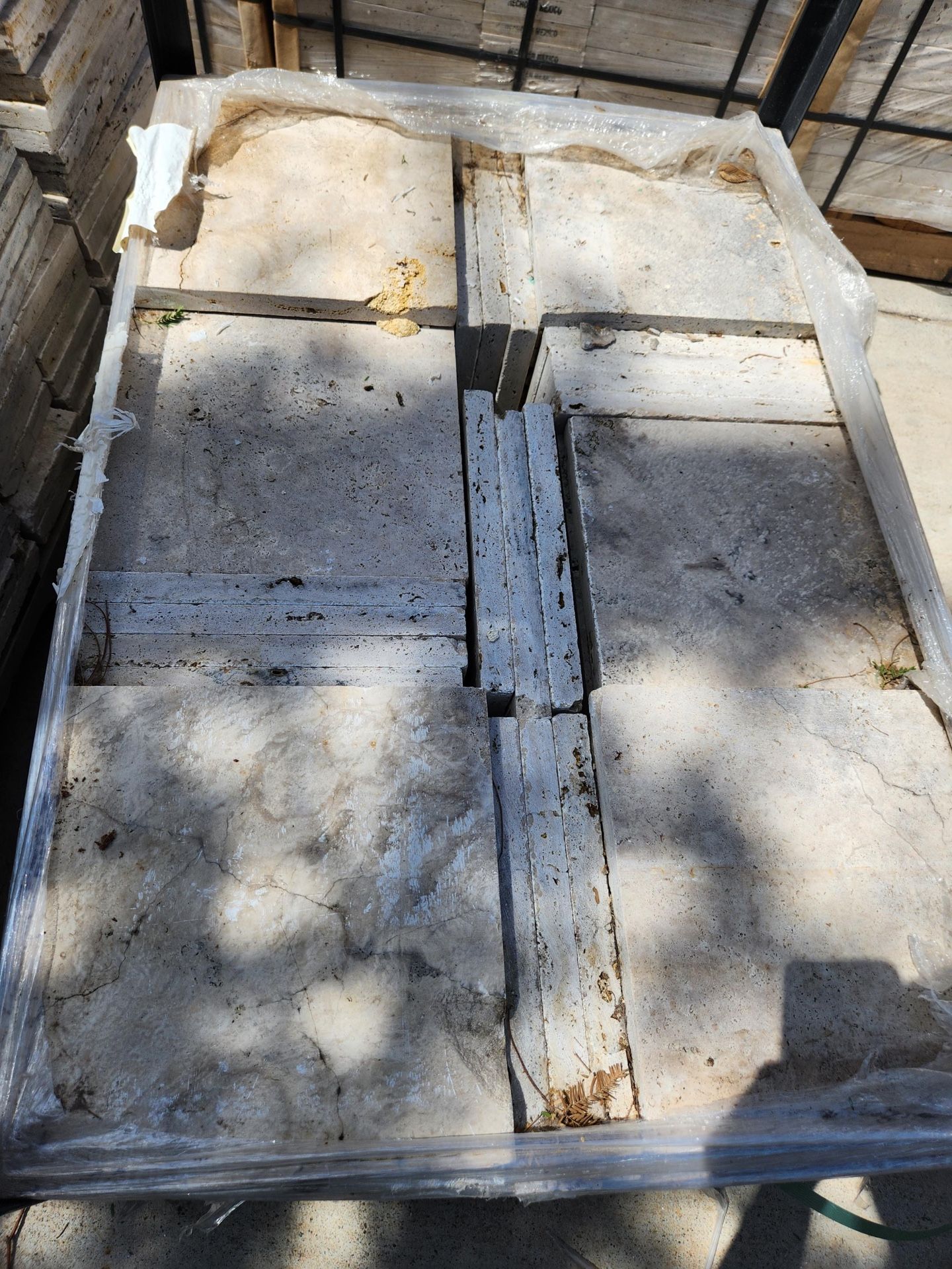 Clearance 12”x12” Travertine Roman Storm 3cm