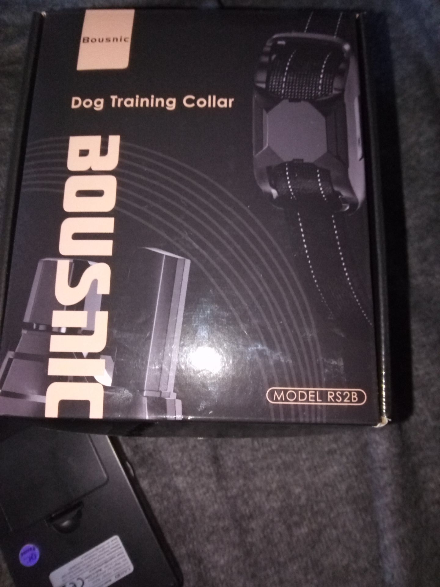 Dog training collar