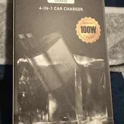 4 In 1 Car Charger 100W 