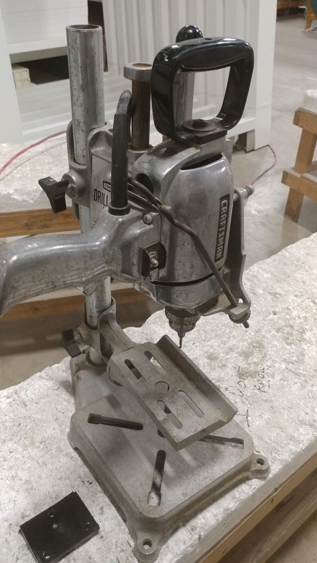 Vintage Craftsman drill press works great