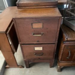 Antique File Cabinet 