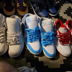 Different Sizes, Jordan 1 Highs And Lows ASU Dunks And Blue Dunks