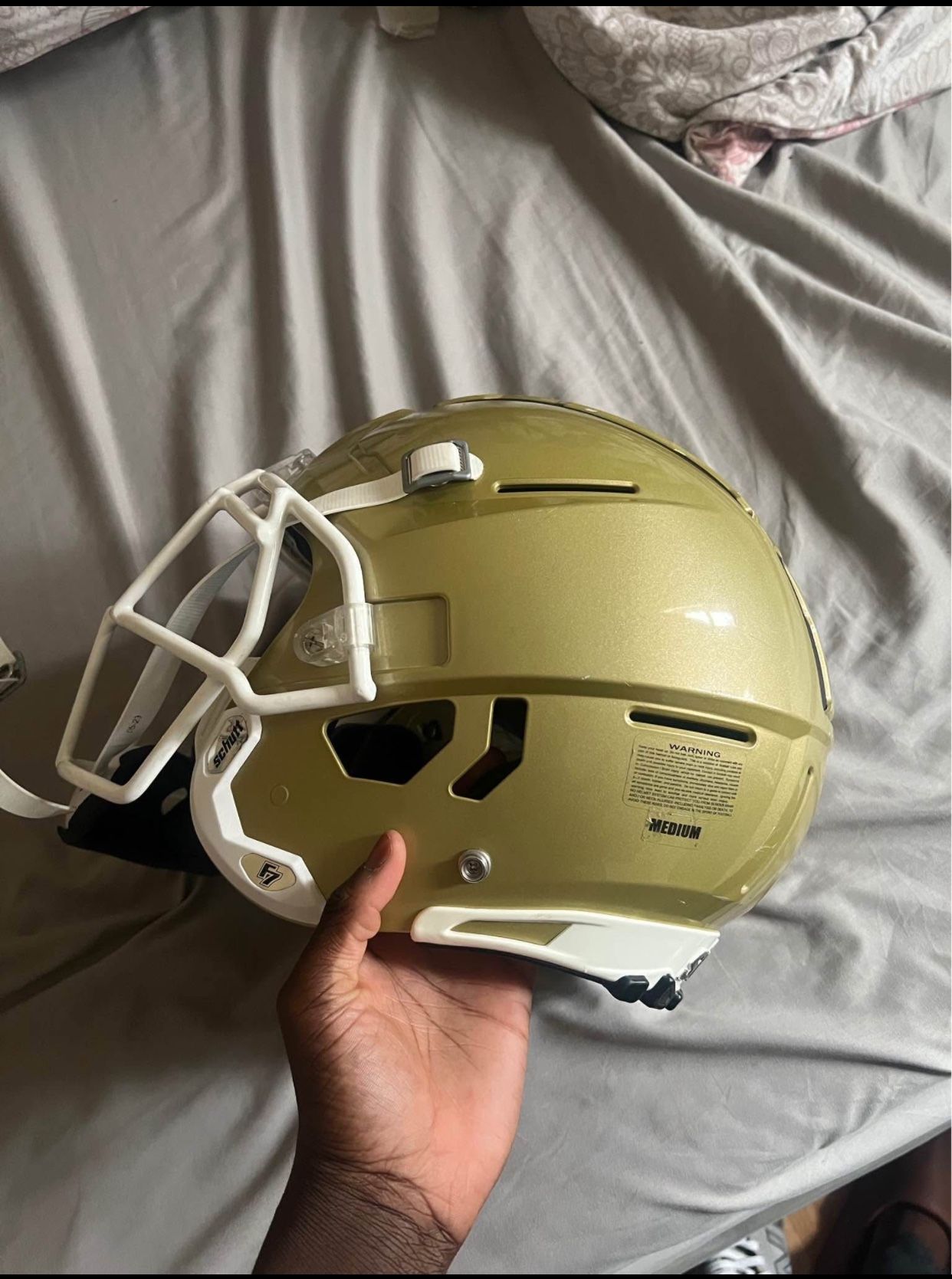 F7 Gold Helmet