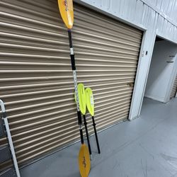 2 Kayak Paddles 