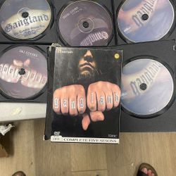 DVD box set for the documentary TV series Gangland, which aired on the History Channel