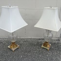 Set of 2 vintage table lamps 