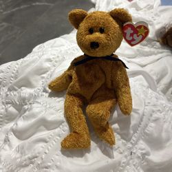 TY Baby Beanie, Goldish Yellow