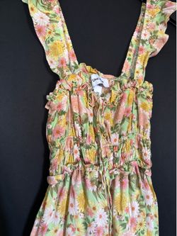Yumi Kim floral midi dress with pockets