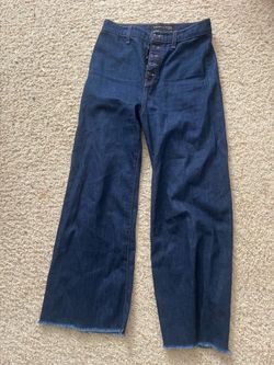 Veronica beard Grant wide leg high rise cropped, size 27