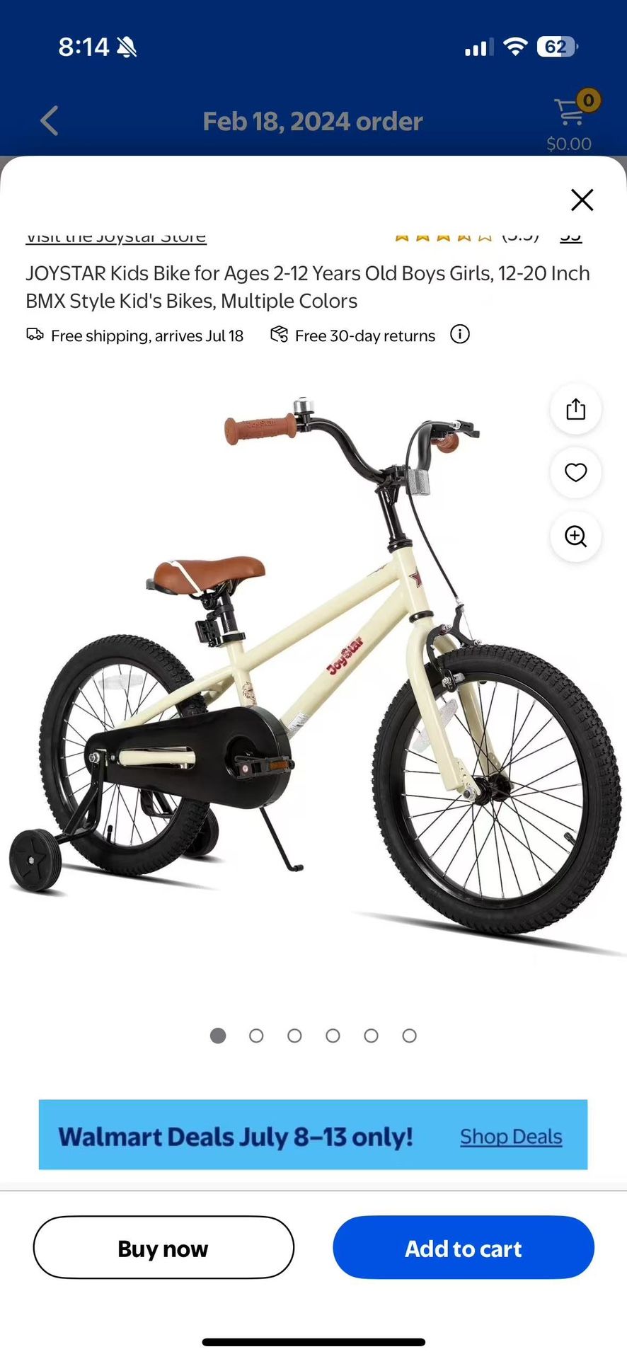 JOYSTAR Kids Bike for Ages 2-12 Years