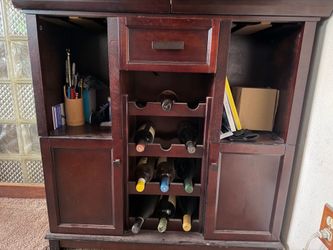 Wine cabinet display $50