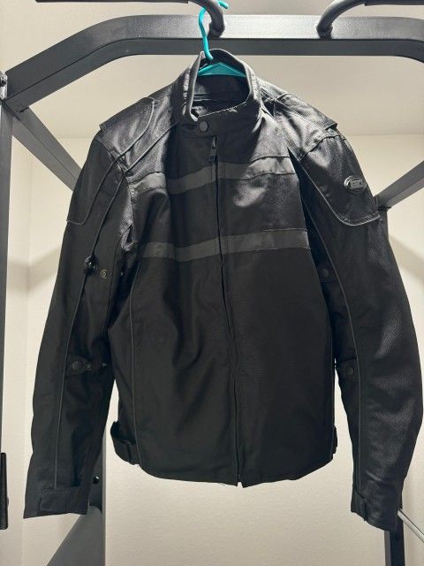 BILT Waterproof Black Biker Jacket Men M