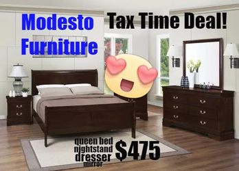 4 PC BEDROOM SET TAX TIME DEAL!!