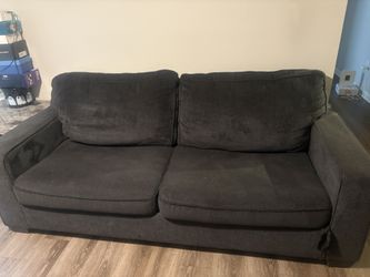 Dark Gray Loveseat + Chair Set